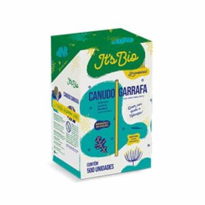 Canudo Bio Garrafa Papel Sache 5mm PCT/500 (Strawplast)