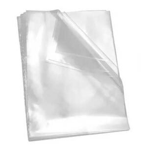 Saco plástico transparente